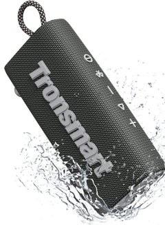 Buy Tronsmart Portable Bluetooth Speaker, Trip Wireless Waterproof Speaker with 10W Output, Bluetooth 5.3, IPX7 Waterproof, 20H Playtime, Built-in Mic Black Colour in UAE