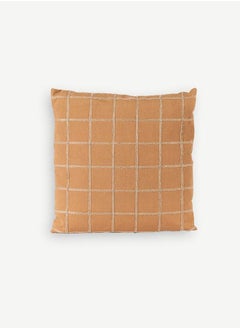 اشتري Davey Linen & Jute Cushion Mustard في الامارات