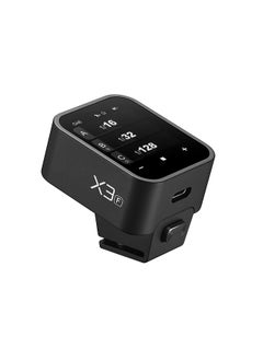 اشتري X3F 2.4G Wireless Flash Trigger Transmitter TTL Autoflash with Large OLED Touchscreen Multiple Flash Modes with USB Port 32 Channels 16 Groups Compatible with Fujifilm Cameras في السعودية