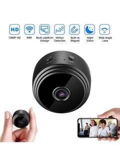 Buy Mini Camera Home Surveillance Camera  Video Call Infrared Night Vision Motion Detection for Home Car Indoor Outdoor Security in Saudi Arabia