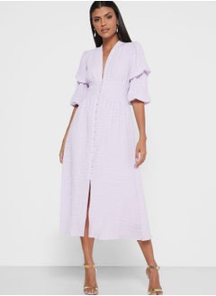 Buy Ruffle Trim Dress in Saudi Arabia