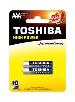 اشتري Toshiba High Power LR 03 AAA 2 في الامارات