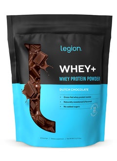 اشتري Whey Protein Powder Grass Fed Whey Protein Isolate Naturally Sweetened And Flavored No Added Sugars 22 Grams Per Serving 867 G (1.90 Lbs) 30 Servings - Dutch Chocolate في الامارات