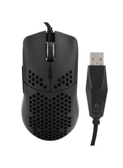 Buy Hxsj J900 Hole Mouse 6Key Wired Gaming Mice Macro Programming Rgb Lighting Pc Accessory in Saudi Arabia