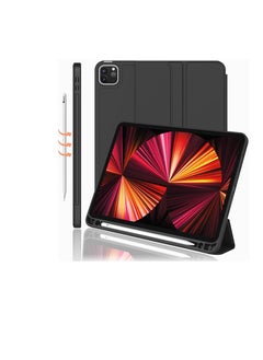 Buy iPad Pro 11 Inch Case 2022(4th Gen)/2021(3rd Gen)/2020(2nd Gen) with Pencil Holder,Smart Case [Support Touch ID and Auto Wake/Sleep] with Auto 2nd Gen Pencil Charging (Electric in Egypt