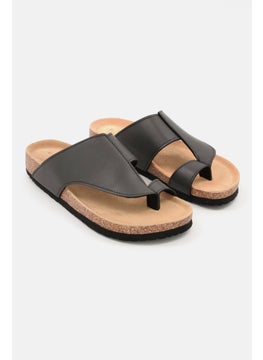 اشتري Men Slip On Cork Sandals Grey في الامارات