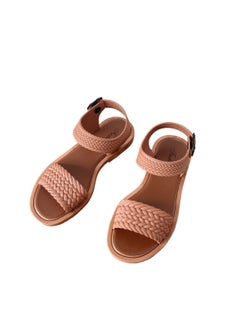 Buy Brown Braided Strap Fashion Sandals 40-41 in UAE