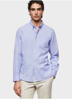 Buy Button Down Regular Fit Shirt in UAE