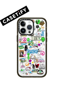 Buy Apple iPhone 14 Pro Max Case,Rebel Cat Stickers Magnetic Adsorption Phone Case - Semi transparent in UAE