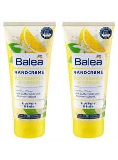 Buy Hand Cream Buttermilk & Lemon with Panthenol and Olive Oil 2 x 100 ml, Germany in UAE