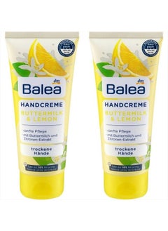 Buy Hand Cream Buttermilk & Lemon with Panthenol and Olive Oil 2 x 100 ml, Germany in UAE