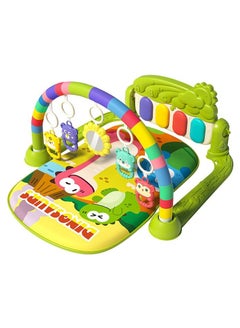 Buy Baby Gym Play Mat Activity Center Kick and Play Piano Gym Mat with Music and Lights Gifts for Baby Newborn Toddler Infants Boys Girls in UAE