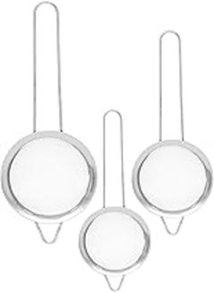 اشتري Stainless Steel Strainer 0012 - 3 Pieces في مصر