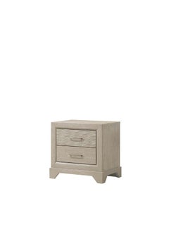 اشتري Ryan Night Stand Solidwood Wooden Nightstand Bedside Table With Storage Drawer Modern Night Stand For Bedroom Dorm And Small Spaces - Antique Grey Ash Veneer في الامارات