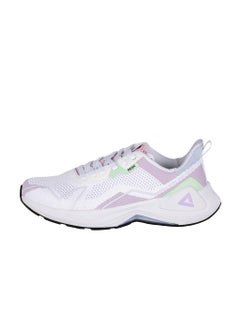 Buy Women's Cushion Running Shoes - White/Light Purple in UAE