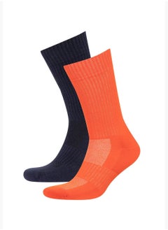 Buy 2 Pack Man Mid Cut Socks in UAE