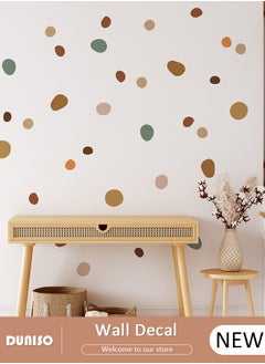 Buy Polka Dot Wall Decal for Kids, PVC Waterproof Decals, Wall Stickers for Kids Room, DIY Art Decal for Children Baby Kids Boy Girl Bedroom Decoration in UAE