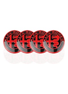 Buy 4Pcs Car Wheel Center Hub Caps Emblem Stickers in Egypt