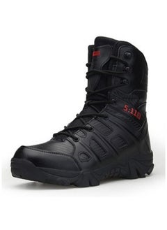 Buy High Top Business Casual Wear-resistant Men's Boots in UAE