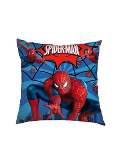 Buy New Cartoon Spider-Man Soft Decorative Square Pillow Cover for Sofa Sofa Bed Chair (Size: 45cmx45cm) in Saudi Arabia