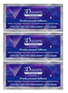 Buy CREST 3D White Professional Effects Whitestrips Teeth Whitening Strips, 3 Treatments in UAE