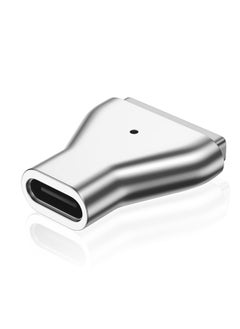 اشتري USB C to Magnetic T-Tip Adapter, Type-C to Magnetic 2 T-Head PD 100W Power Fast Charging Converter for 2013-2015 MacBook Pro Air في الامارات