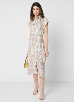 Buy Printed Shirt Dress in UAE