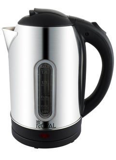 Buy Electric Kettle with Water Level  1.8 L 1500 Watts Stainless Steel, Dual Sensor & Over Heat Protection, Silver, RA-EK1845 in Saudi Arabia