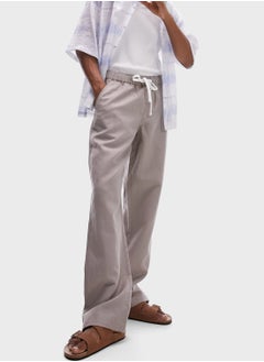 Buy Drawstring Straight Pants in UAE