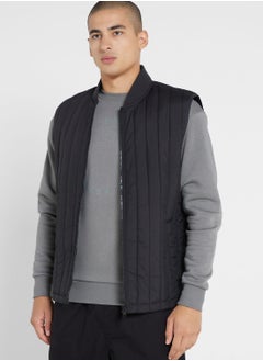 Buy Zippered Vest Jacket in UAE