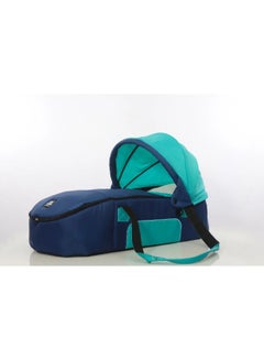 Buy Uni-Baby Carry Cot - Aqua and Dark Blue in Egypt