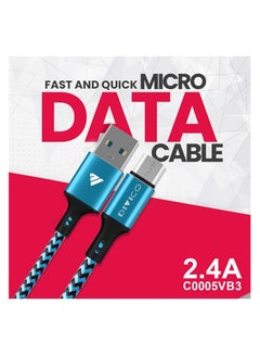 Buy Micro USB Data Cable 3 Meter Copper Core Micro USB Mobile Charger Cable 5V/2.4A DIVICO C0005Vb3 in Saudi Arabia