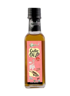 Buy Cold Pressed 100% Organic Castor Oil 100 ml with Deep Nourishing Properties for Hair & Skin in UAE