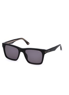 Buy Men's Square Shape  Acetate Sunglasses SPLN35M530700 - Lens Size: 53 Mm - Shiny Black in UAE