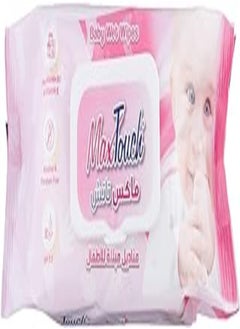 Buy Max Touch Baby Wet Wipes with Cover - 120 Pieces in Egypt