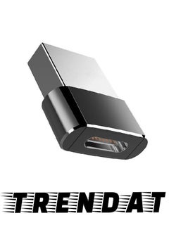 Buy OTG Adapter USB Male to Type C Female - Black in Egypt