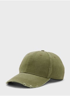 Buy Distressed Curve Peak Cap in UAE