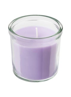 Buy Scented Candle In Glass, Sweet Pea/Purple, 20 Hr in Saudi Arabia