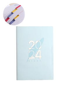 Buy 2024 Planner Diary Notebook Academic Calendar Monthly Weekly Daily Planner A5 Lined Leather Hardcover Notebook Premium Thick Paper Suitable for Office Home School Writing Staff Student Gift in Saudi Arabia