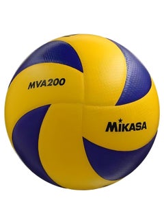 Buy MIKASA , MVA 200 BEACH CHAMP – OFFICIAL GAME BALL OF THE FIVB,Blue/Yellow (large) in UAE