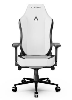 Buy Arctic White Gaming/Office Chair | 4D Armrest | Inbuilt Lumbar Support | Supreme PU Leather, Ergonomic, Recline And Tilt With 5 Year Warranty in UAE