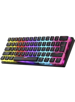 Buy Pudding Gaming Mechanical Keyboard - Blue Switches - Rainbow LED Lighting - PBT Key Caps - Advanced Anti-Ghosting - Compact Design - Durable Construction - 12 Dynamic Lighting Schemes in UAE