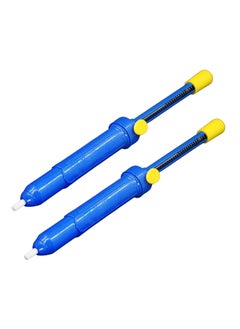 اشتري 2 Pcs Solder S uc ker Desoldering Pump 13" Manual Solder Removal Tool for Through Hole Desoldering with Strong Vacuum Suction في الامارات