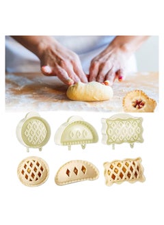 Buy 3 Pce Mini Handmade Pie Moulds Dough Pressing Moulds Pocket Pie Moulds Pie Decorative Packaging Dough Stamp Cutting Machine in UAE