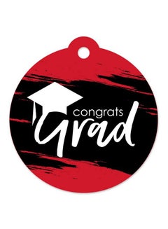 اشتري Red Grad Best Is Yet To Come Red Graduation Party Favor Gift Tags (Set Of 20) في الامارات