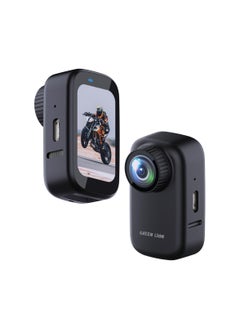 اشتري Mini action Camera / 4K 30fps Ultra HD Video / Travel / Adventure / Vlogging / Sports / WIFI Control / 20 Mega Pixels / 1.5 inch Touch Screen / 120° Lens Angle / High Capacity Battery - Black في الامارات