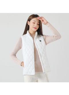 Buy New Womens Heated Vest USB Smart Charging Casual White Zone Nine Fever Vest in Saudi Arabia