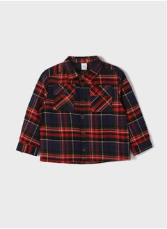 اشتري Long Sleeve Plaid Patterned Baby Boy Shirt في مصر