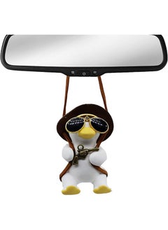 Buy Cute Swing Duck Automotive Rearview Mirror Interior Pendant for Indoor Car Room Home Decor, Wide Uses, for Birthdays, Thank You, Housewarmings, Children's Graduation, and Other Gifts in Saudi Arabia