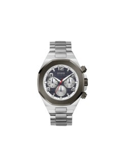 اشتري Guess Men's Silver Chronograph Stainless Steel Strap Watch - GW0489G1 في الامارات